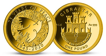 Mince vyražená k oslavě 75 let od konce druhé světové války
