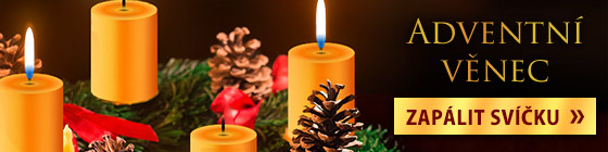 Adventní věnec - zapalte každou neděli jednu svíčku a získejte od nás malý dárek!