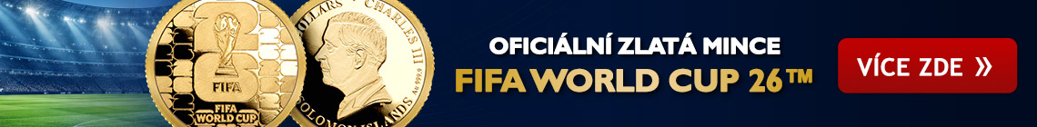 Oficiální zlatá mince FIFA World Cup 26