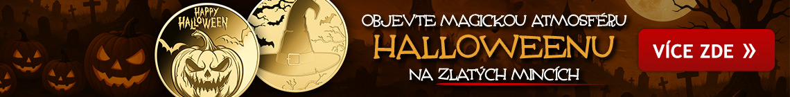 Objevte magickou atmosféru Halloweenu na zlatých mincích