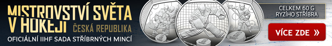 Mistrovství světa v hokeji 2024 - sada 3 mincí z ryzího stříbra 999/1000