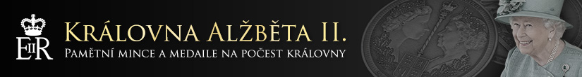 Královna Alžběta II. - pamětní mince a medaile na počest královny