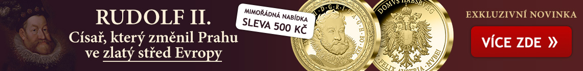 Pamětní medaile Rudolf II. - sleva 500 Kč