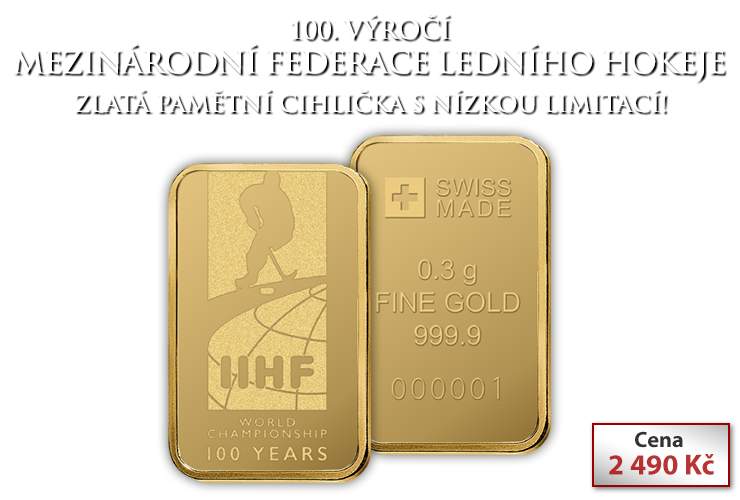 Zlatý ingot 1/100oz 