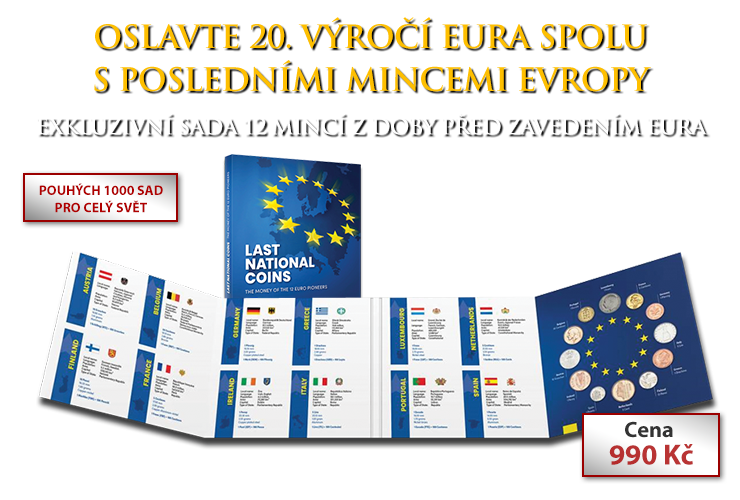 Oslavte 20. výročí eura spolu s posledními mincemi Evropy