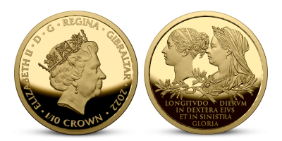 185. výročí královny Viktorie zlatá mince 1/10 oz