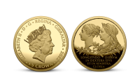 185. výročí královny Viktorie na minci z 1/5 oz ryzího zlata