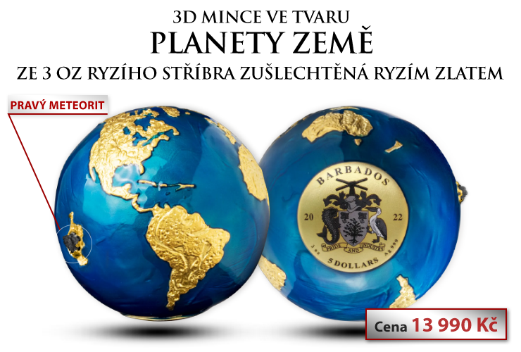 3D mince ve tvaru planety země