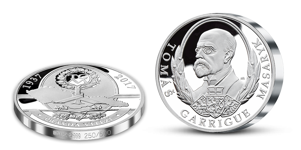 Tomáš Garrigue Masaryk v 5ti uncích stříbra Tomáš Garrigue Masaryk v 5ti uncích stříbra