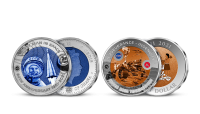 60 let dobývání vesmíru - set titanových mincí