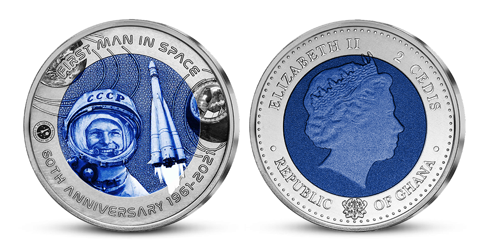 60 let dobývání vesmíru - set titanových mincí