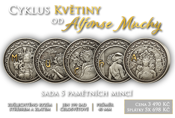 Cyklus Květiny od Alfonse Muchy