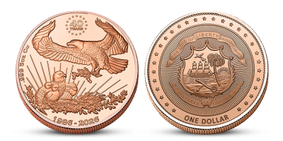 American Eagle a mince s impozantním průměrem 