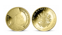 Zlatá pamětní mince Otec vlasti a Svaté říše římské Karel IV. 