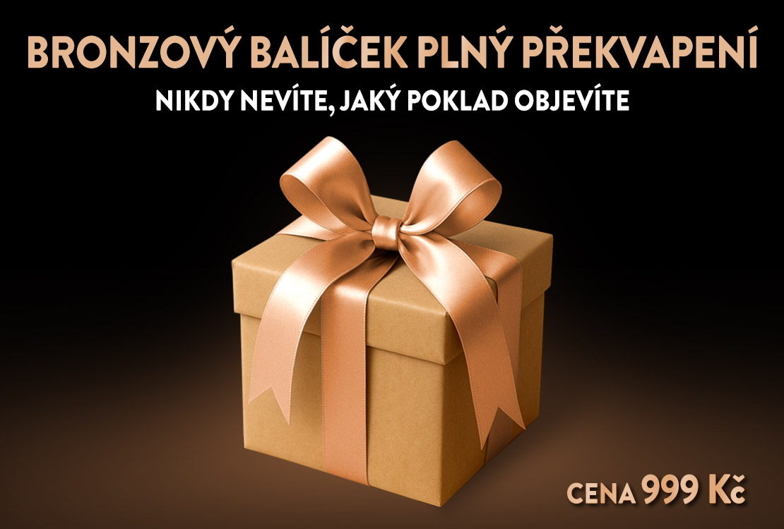  BRONZOV&Yacute; bal&iacute;ček pln&yacute; překvapen&iacute;