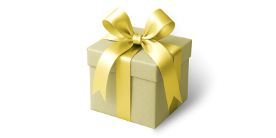 Zlatý balíček plný překvapení	 