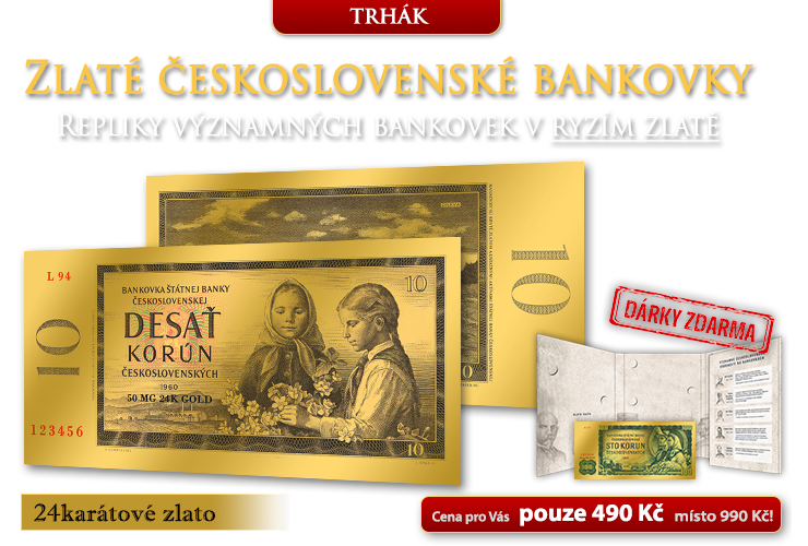 Zlaté československé bankovky