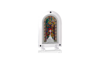 Slavná vitráž baziliky sv. Štěpána na stříbrné minci