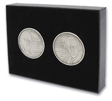 Bratři Čapkové - sada dvou pamětních medailí zušlechtěných ryzím stříbrem