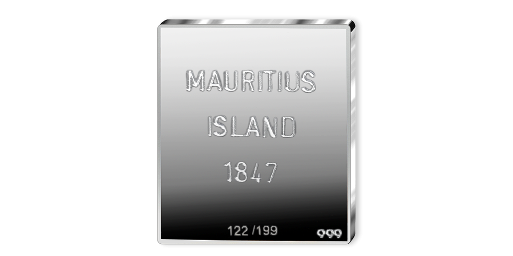 Stříbrná sada Modrý a Červený Mauricius