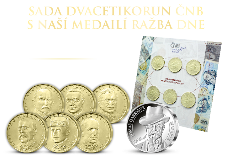 ČNB sada & Ražba dne s T. G. Masarykem 