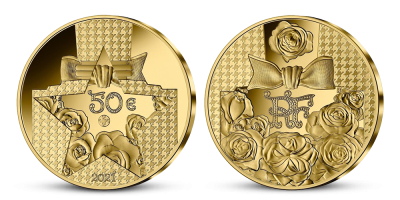 Ikonická mince Dior z 1/4 oz ryzího zlata 