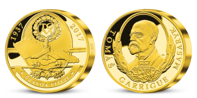 80. výročí T. G. Masaryka z Certifikovaného zlata