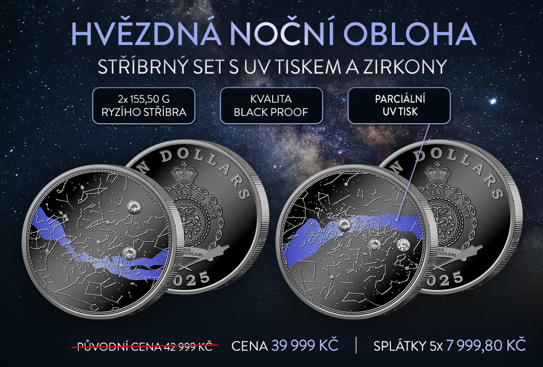 Hvězdn&aacute; nočn&iacute; obloha