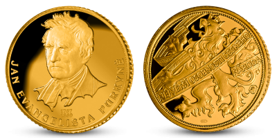 J.E. Purkyně na zlaté medaili 