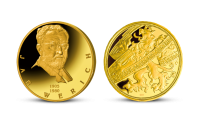 Jan Werich na zlaté medaili