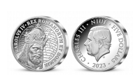 Karel IV. na stříbrné 3 oz minci