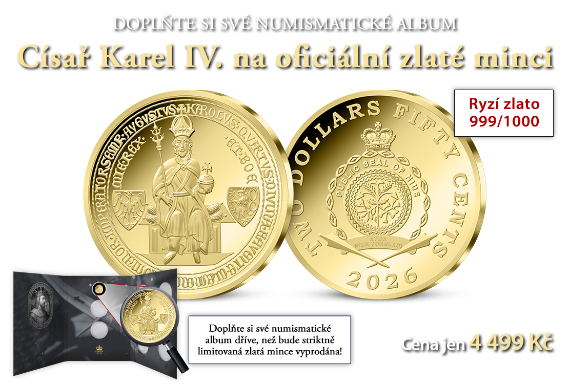 Doplňte si sv&eacute; numismatick&eacute; album