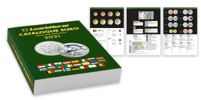 Barevný katalog euro mincí a bankovek od roku 1999 