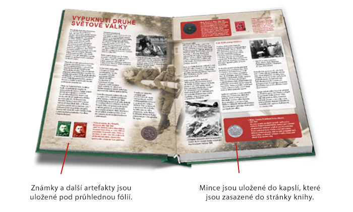 Publikace Druhá světová válka s více než 60ti dobovými artefakty