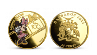 Mince zušlechtěné ryzím zlatem s nejoblíbenějšími postavičkami od Disney - Minnie