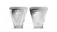 Kolekce Bohové Olympu - mince Zeus z ryzího stříbra