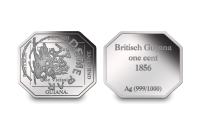 Stříbrné známky - Magenta Britské Guyany