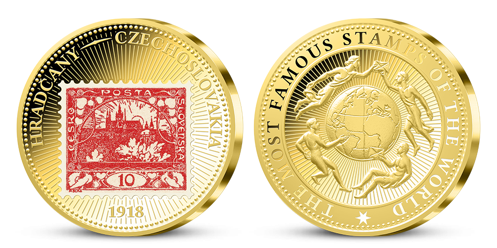 Kolekce Nejznámější známky světa - medaile Hradčany