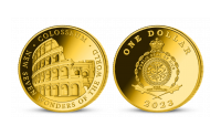 Nových 7 divů světa na mincích zušlechtěných certifikovaným zlatem - Colosseum