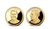 Prezidenstské dolary R. Reagan a W. Wilson