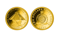   Zlatá mince Chichen Itza