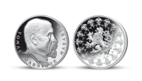 Stříbrné pamětní medaile největší osobnosti českého národa - T. G. Masaryk