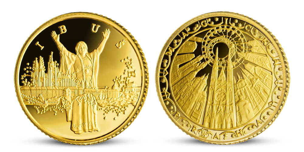 Kněžna Libuše uctěna 14karátovým zlatem