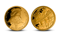 Zlatá pamětní medaile sv. Václav z kolekce Zlaté osobnosti