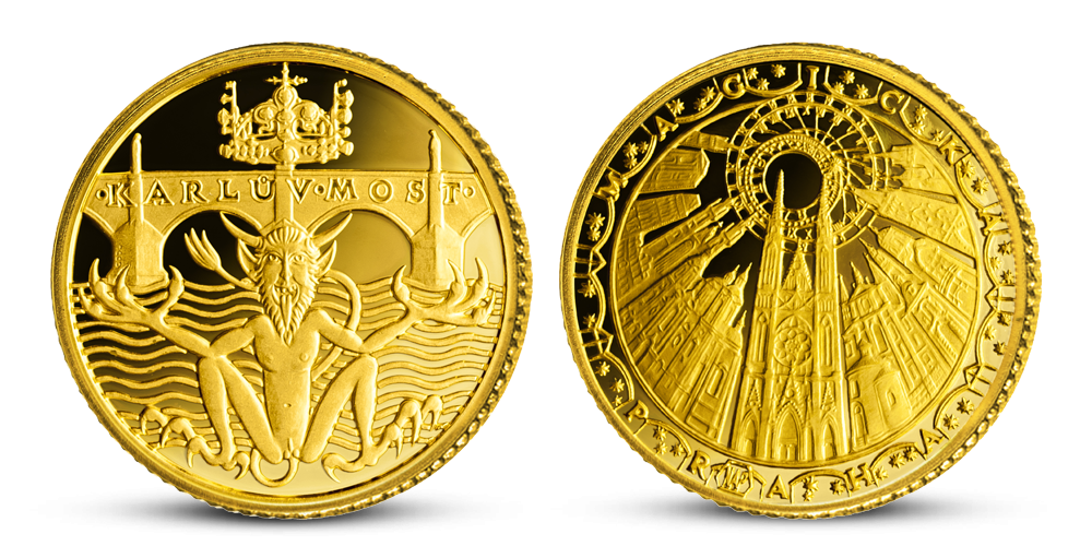 Zlatá pamětní medaile Karlův most