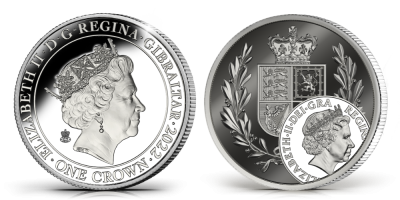 Královna Alžběta II. Stříbrná mince 