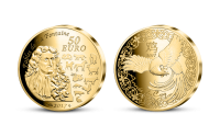  Lunární rok Osamělého kohouta 2017 na zlaté minci