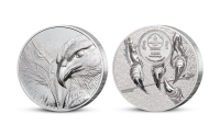 Majestátní orel na minci z 1 oz ryzího stříbra