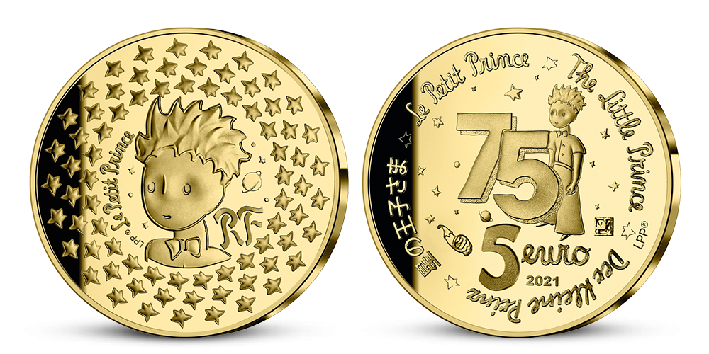 Výročí Malého prince zvěčněné na zlaté minci