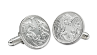 Manžetové knoflíčky s pravými Sovereign mincemi